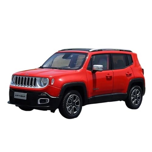 SCVWKAJA Massstabsgetreues Modell Auto 1:18 Für Jeep Renegade Legierung Automodell Souvenir Metall Druckguss Display Hobby Sammlung Die-cast Fahrzeug(Red) von SCVWKAJA