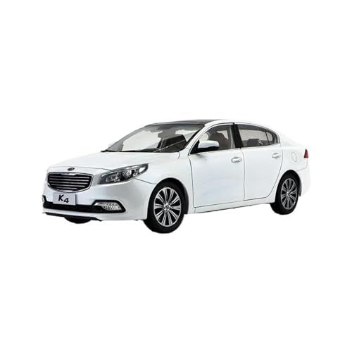 SCVWKAJA Massstabsgetreues Modell Auto 1:18 Für Kia K4 Legierung Automodell Casting Metall Fahrzeugmodell Sammlung Heimdekoration Die-cast Fahrzeug(White) von SCVWKAJA