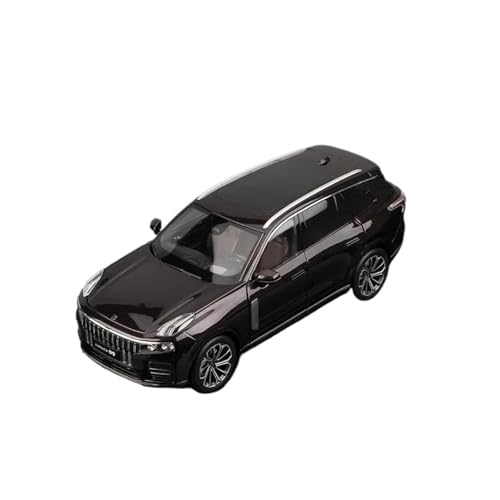 SCVWKAJA Massstabsgetreues Modell Auto 1:18 Für LYNK CO 09 Diecast Metall Klassische Fahrzeug Auto Modell Simulation Sammeln Miniatur Die-cast Fahrzeug(Black) von SCVWKAJA