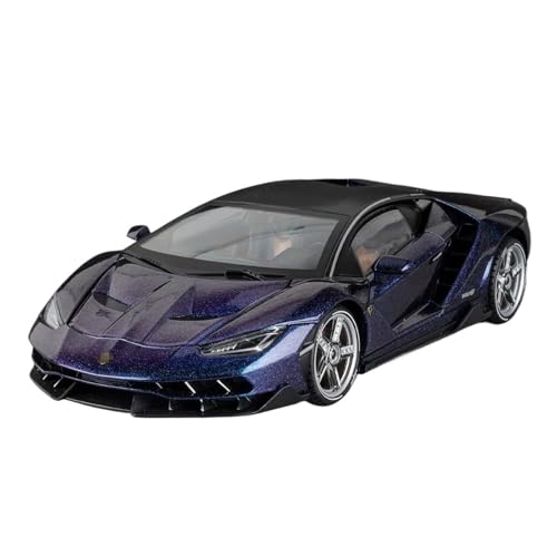 SCVWKAJA Massstabsgetreues Modell Auto 1:18 Für Lamborghini LP770 Klassisches Legierungsautomodell Druckgussmetallfahrzeugmodell Statisches Sammlerstück Die-cast Fahrzeug(Purple) von SCVWKAJA