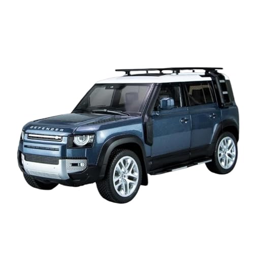 SCVWKAJA Massstabsgetreues Modell Auto 1:18 Für Land Rover Defender Maßstab Legierung Luxus Auto Modell Metall Sammlung Modell Ornamente Memorial Die-cast Fahrzeug(Blue) von SCVWKAJA