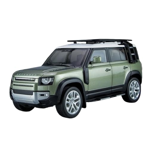 SCVWKAJA Massstabsgetreues Modell Auto 1:18 Für Land Rover Defender Maßstab Legierung Luxus Auto Modell Metall Sammlung Modell Ornamente Memorial Die-cast Fahrzeug(Green) von SCVWKAJA