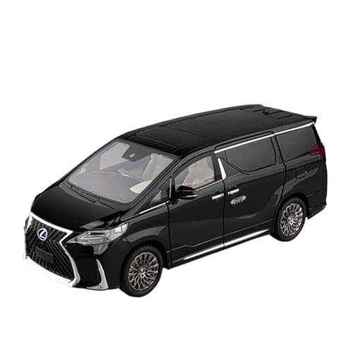 SCVWKAJA Massstabsgetreues Modell Auto 1:18 Für Lexus LM300 Legierung Metall Skala Modell Auto Bibliothek Rezeption Display Trendy Ornamente Die-cast Fahrzeug(Black) von SCVWKAJA