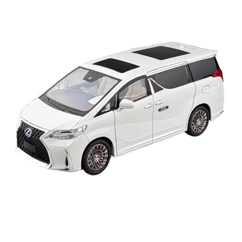 SCVWKAJA Massstabsgetreues Modell Auto 1:18 Für Lexus LM300 Legierung Metall Skala Modell Auto Bibliothek Rezeption Display Trendy Ornamente Die-cast Fahrzeug(White) von SCVWKAJA