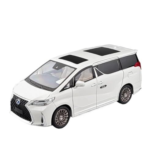 SCVWKAJA Massstabsgetreues Modell Auto 1:18 Für Lexus LM300 Legierung Metall Skala Modell Auto Bibliothek Rezeption Display Trendy Ornamente Die-cast Fahrzeug(White) von SCVWKAJA