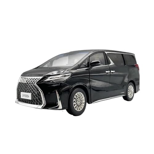 SCVWKAJA Massstabsgetreues Modell Auto 1:18 Für Lexus LM300h MPV Nutzfahrzeug-Statikmodell Aus Metall Mit Zu Öffnenden Türen Die-cast Fahrzeug(Black) von SCVWKAJA