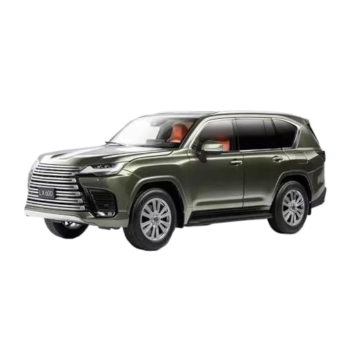 SCVWKAJA Massstabsgetreues Modell Auto 1:18 Für Lexus LX600 Simulation Legierung Auto Modell Metall Handwerk Sammlung Display Ornamente Die-cast Fahrzeug(Brown) von SCVWKAJA