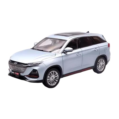 SCVWKAJA Massstabsgetreues Modell Auto 1:18 Für Maßstab Changan Auchan X7 Diecast Metall Klassische Fahrzeug Auto Modell Simulation Sammler Miniatur Die-cast Fahrzeug(Blue) von SCVWKAJA