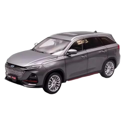 SCVWKAJA Massstabsgetreues Modell Auto 1:18 Für Maßstab Changan Auchan X7 Diecast Metall Klassische Fahrzeug Auto Modell Simulation Sammler Miniatur Die-cast Fahrzeug(Titanium) von SCVWKAJA