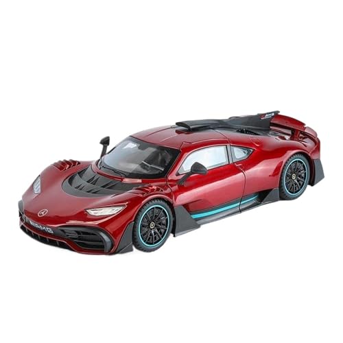 SCVWKAJA Massstabsgetreues Modell Auto 1:18 Für Mercedes-Benz One Oldtimer-Fahrzeug-Automodell Klassisches Legierungsmetallmodell-Anzeigen-Souvenir Die-cast Fahrzeug(Red) von SCVWKAJA