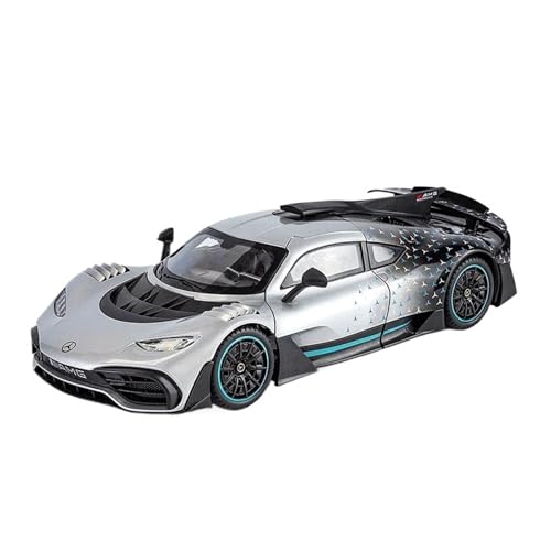 SCVWKAJA Massstabsgetreues Modell Auto 1:18 Für Mercedes-Benz One Oldtimer-Fahrzeug-Automodell Klassisches Legierungsmetallmodell-Anzeigen-Souvenir Die-cast Fahrzeug(Silver) von SCVWKAJA