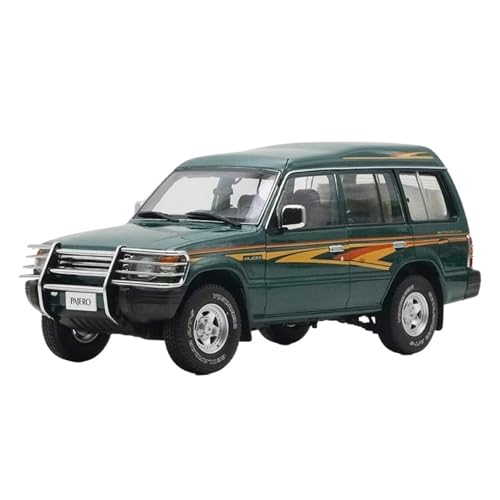 SCVWKAJA Massstabsgetreues Modell Auto 1:18 Für Mitsubishi Pajero V31 Maßstab Metall Simulation Auto Modell Ornamente Miniatur Sammlung Von Kunst Die-cast Fahrzeug(Green) von SCVWKAJA
