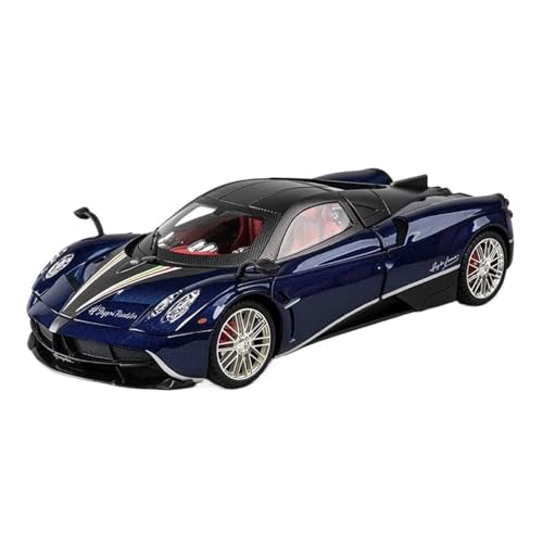 SCVWKAJA Massstabsgetreues Modell Auto 1:18 Für Pagani Huayra Dinastia Diecast Metall Klassische Fahrzeug Auto Modell Simulation Sammler Miniatur Die-cast Fahrzeug(Blue) von SCVWKAJA
