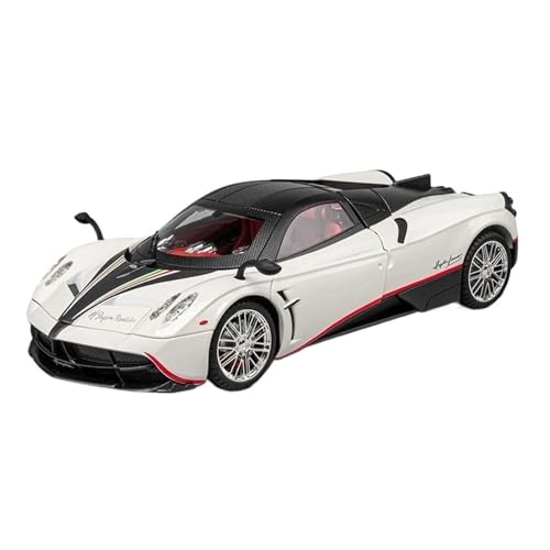 SCVWKAJA Massstabsgetreues Modell Auto 1:18 Für Pagani Huayra Dinastia Diecast Metall Klassische Fahrzeug Auto Modell Simulation Sammler Miniatur Die-cast Fahrzeug(White) von SCVWKAJA