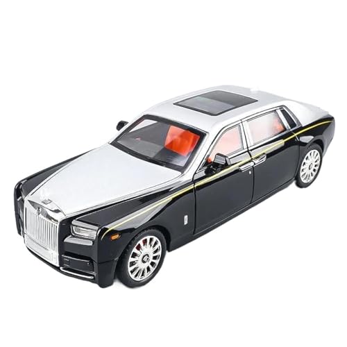 SCVWKAJA Massstabsgetreues Modell Auto 1:18 Für Rolls Royce Phantom Simulation Legierung Auto Modell Metall Handwerk Sammlung Display Ornamente Die-cast Fahrzeug(White) von SCVWKAJA
