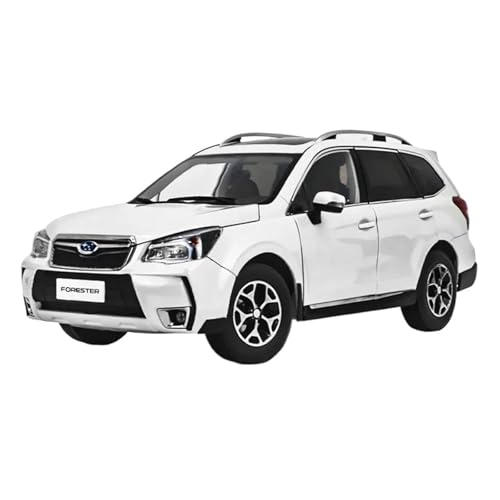 SCVWKAJA Massstabsgetreues Modell Auto 1:18 Für Subaru Forester XT Statische Retro Skala Legierung Modell Auto Fahrzeug Display Gedenk Ornamente Die-cast Fahrzeug(White) von SCVWKAJA