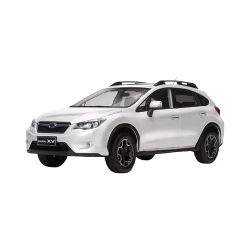 SCVWKAJA Massstabsgetreues Modell Auto 1:18 Für Subaru XV 2014 Diecast Metall Klassische Fahrzeug Auto Modell Simulation Sammeln Miniatur Die-cast Fahrzeug(White) von SCVWKAJA