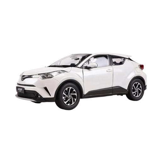 SCVWKAJA Massstabsgetreues Modell Auto 1:18 Für Toyota IZOA SUV Simulation Statische Auto Modell Legierung Off-Road Fahrzeug Ornamente Sammlung Die-cast Fahrzeug(White) von SCVWKAJA