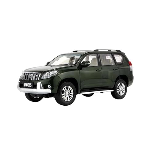 SCVWKAJA Massstabsgetreues Modell Auto 1:18 Für Toyota Land Cruiser Prado LC150 Legierung Auto Modell Casting Metall Fahrzeug Modell Sammlung Die-cast Fahrzeug(Green) von SCVWKAJA