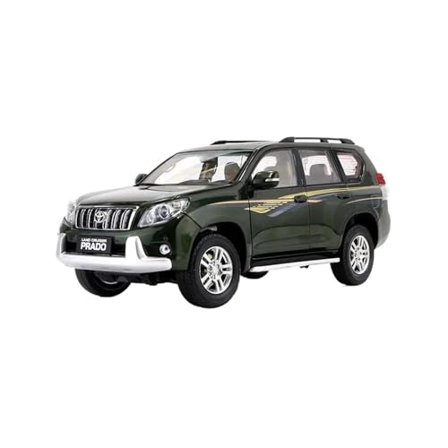 SCVWKAJA Massstabsgetreues Modell Auto 1:18 Für Toyota Land Cruiser Prado LC150 Legierung Auto Modell Casting Metall Fahrzeug Modell Sammlung Die-cast Fahrzeug(Green a) von SCVWKAJA