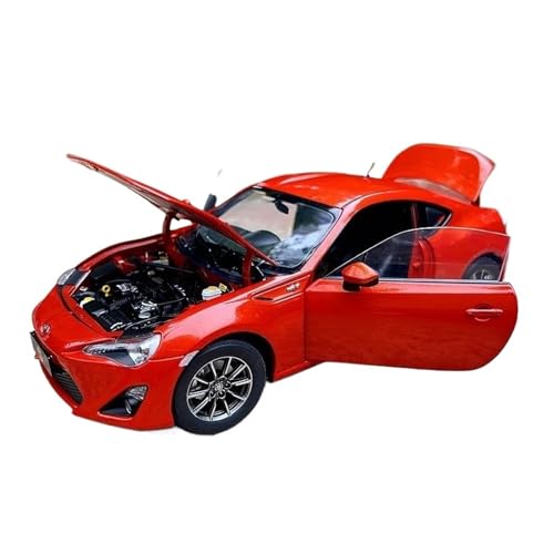 SCVWKAJA Massstabsgetreues Modell Auto 1:18 Für Toyota Toyota GT86 GT Diecast Metall Klassische Fahrzeug Auto Modell Simulation Sammeln Miniatur Die-cast Fahrzeug(Red) von SCVWKAJA