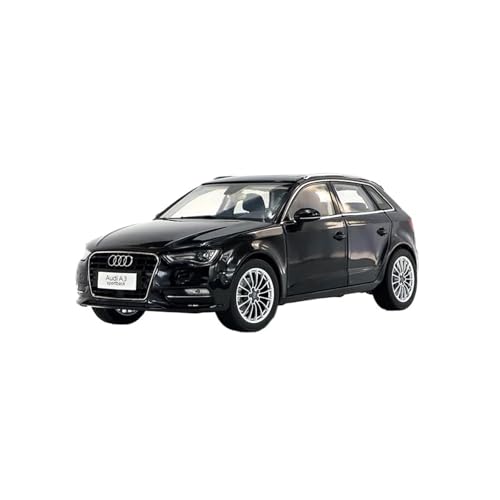 SCVWKAJA Massstabsgetreues Modell Auto 1:18 Für Volkswagen A3 Sportback Legierung Miniatur Statische Modell Auto Metall Klassische Sammlung Dekoration Die-cast Fahrzeug(Black) von SCVWKAJA