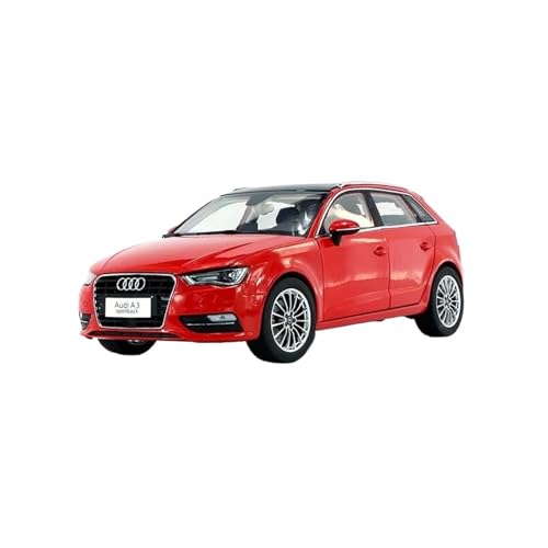 SCVWKAJA Massstabsgetreues Modell Auto 1:18 Für Volkswagen A3 Sportback Legierung Miniatur Statische Modell Auto Metall Klassische Sammlung Dekoration Die-cast Fahrzeug(Red) von SCVWKAJA