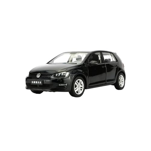 SCVWKAJA Massstabsgetreues Modell Auto 1:18 Für Volkswagen Golf MK7 2013 Legierung Miniatur Statische Modell Auto Metall Klassische Sammlung Dekoration Die-cast Fahrzeug(Black) von SCVWKAJA