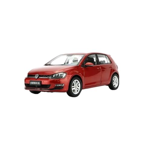 SCVWKAJA Massstabsgetreues Modell Auto 1:18 Für Volkswagen Golf MK7 2013 Legierung Miniatur Statische Modell Auto Metall Klassische Sammlung Dekoration Die-cast Fahrzeug(Red) von SCVWKAJA
