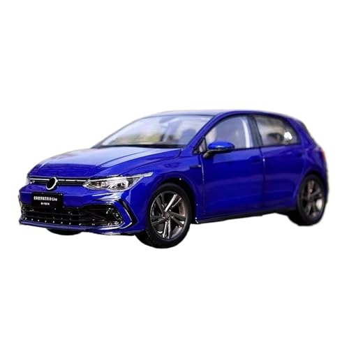SCVWKAJA Massstabsgetreues Modell Auto 1:18 Für Volkswagen Golf R-Line 8 Druckguss Metall Klassische Fahrzeug Auto Modell Simulation Sammler Miniatur Die-cast Fahrzeug(Blue) von SCVWKAJA