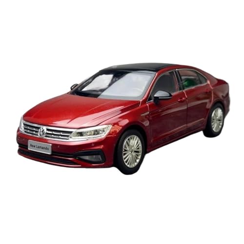 SCVWKAJA Massstabsgetreues Modell Auto 1:18 Für Volkswagen Lamando Legierung Metall Fahrzeug Auto Modell Simulation Auto Modell Sammlung Display Die-cast Fahrzeug(Red) von SCVWKAJA