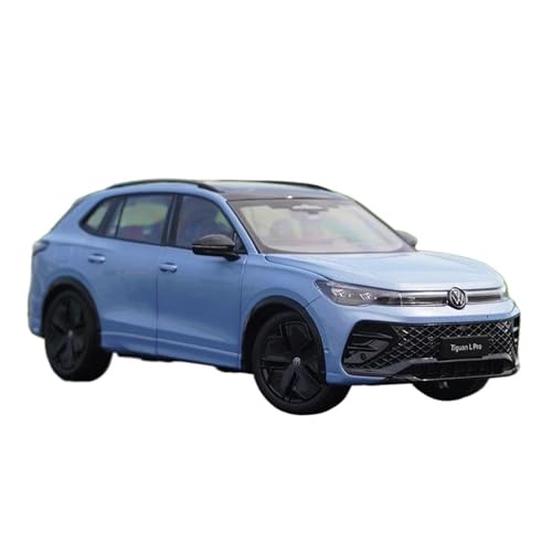SCVWKAJA Massstabsgetreues Modell Auto 1:18 Für Volkswagen Tiguan Oldtimer-Automodell Klassisches Metalllegierungsmodell-Anzeigen-Souvenir Die-cast Fahrzeug(Blue) von SCVWKAJA
