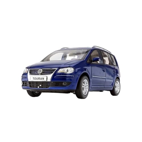 SCVWKAJA Massstabsgetreues Modell Auto 1:18 Für Volkswagen Touran Simulation Luxus Auto Modell Metall Legierung Sammeln Hobby Ornamente Die-cast Fahrzeug(Blue) von SCVWKAJA
