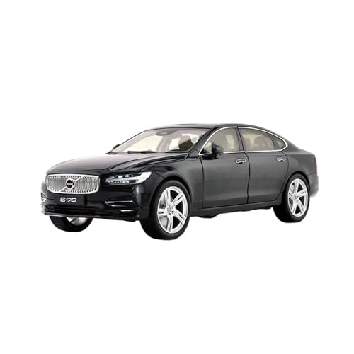 SCVWKAJA Massstabsgetreues Modell Auto 1:18 Für Volvo S90 Legierung Auto Modell Casting Metall Fahrzeug Modell Sammlung Hause Dekoration Die-cast Fahrzeug(Black) von SCVWKAJA