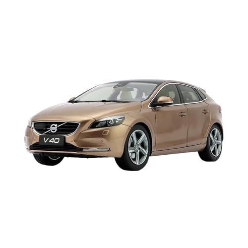 SCVWKAJA Massstabsgetreues Modell Auto 1:18 Für Volvo V40 Legierung Miniatur Statische Modell Auto Metall Klassische Sammlung Dekoration Die-cast Fahrzeug(Gold) von SCVWKAJA