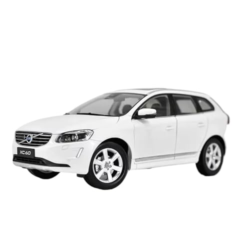 SCVWKAJA Massstabsgetreues Modell Auto 1:18 Für Volvo XC60 SUV Legierung Diecast Vintage Auto Modell Statische Sammlung Dekorative Souvenir Die-cast Fahrzeug(White) von SCVWKAJA