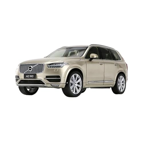 SCVWKAJA Massstabsgetreues Modell Auto 1:18 Für Volvo XC90 Legierung Miniatur Statische Modell Auto Metall Klassische Sammlung Dekoration Die-cast Fahrzeug(Gold) von SCVWKAJA