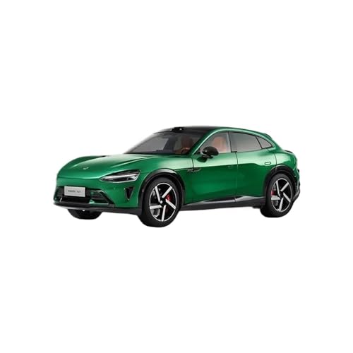 SCVWKAJA Massstabsgetreues Modell Auto 1:18 Für Xiaomi Yu7 Legierung Auto Modell Ornamente Miniatur Metall Simulation Sammlung Modell Die-cast Fahrzeug(Green) von SCVWKAJA