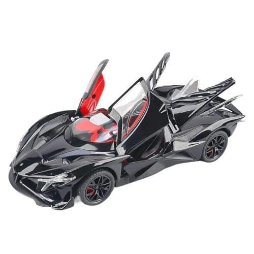 SCVWKAJA Massstabsgetreues Modell Auto 1:18 for Apollo Evo Zinklegierung Modernes Handwerk Automodell Metall Klassische Simulation Ornamente Die-cast Fahrzeug(Black) von SCVWKAJA
