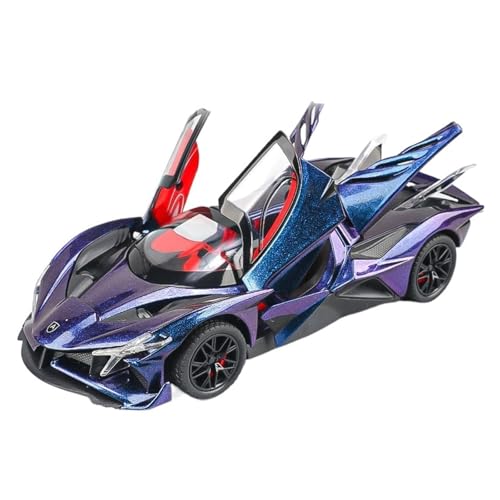 SCVWKAJA Massstabsgetreues Modell Auto 1:18 for Apollo Evo Zinklegierung Modernes Handwerk Automodell Metall Klassische Simulation Ornamente Die-cast Fahrzeug(Blue) von SCVWKAJA