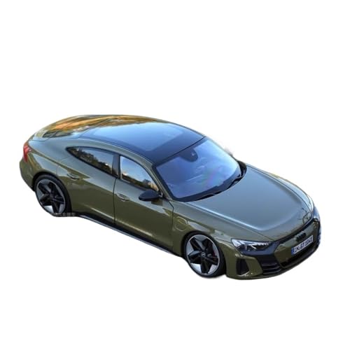 SCVWKAJA Massstabsgetreues Modell Auto 1:18 for Audi RS E-tron GT 2022 Replika Maßstab Moderne Modell Ornamente Legierung Hobby Sammlung Auto Modell Die-cast Fahrzeug(Green) von SCVWKAJA