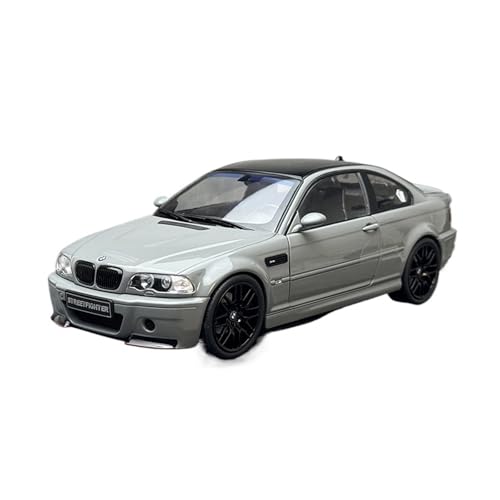SCVWKAJA Massstabsgetreues Modell Auto 1:18 for BMW E46 M3 Zinklegierung Modernes Handwerk Automodell Metall Klassische Simulation Ornamente Die-cast Fahrzeug von SCVWKAJA