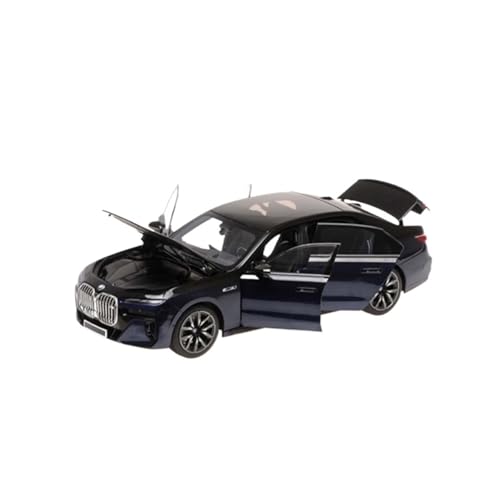 SCVWKAJA Massstabsgetreues Modell Auto 1:18 for BMW I7 2024 Fertigen Maßstab Legierung Auto Modell Hobby Sammlung Serie Ornamente Die-cast Fahrzeug(Blue) von SCVWKAJA