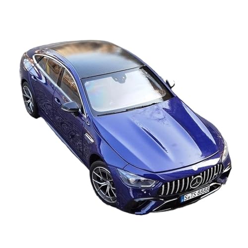 SCVWKAJA Massstabsgetreues Modell Auto 1:18 for Benz GT63 2021 Legierung Auto Modell Klassische Dekorative Ornamente Sammlung Hobby Display Die-cast Fahrzeug(Blue) von SCVWKAJA
