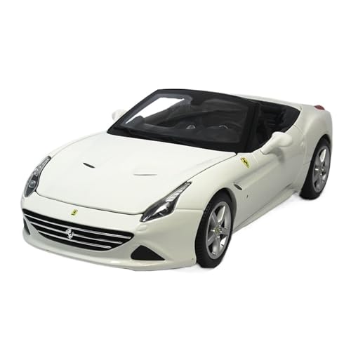 SCVWKAJA Massstabsgetreues Modell Auto 1:18 for Ferrari California T Fertigmaßstab Legierung Automodell Hobby Collection Serie Ornamente Die-cast Fahrzeug(White) von SCVWKAJA