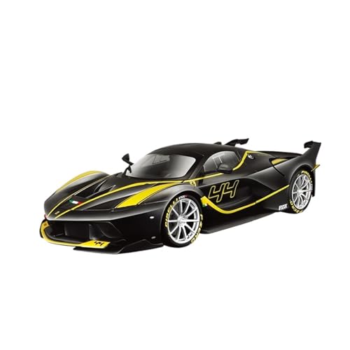 SCVWKAJA Massstabsgetreues Modell Auto 1:18 for Ferrari FXXK Sammlerstück Sportwagen Legierung Metall Statische Replik Modell Auto Ornamente Die-cast Fahrzeug(Black) von SCVWKAJA