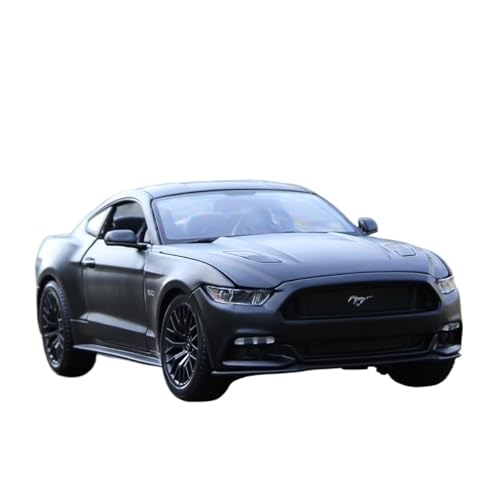 SCVWKAJA Massstabsgetreues Modell Auto 1:18 for Ford Mustang GT Replik Maßstab Modell Ornamente Legierung Hobby Sammlung Auto Modell Die-cast Fahrzeug(Black) von SCVWKAJA