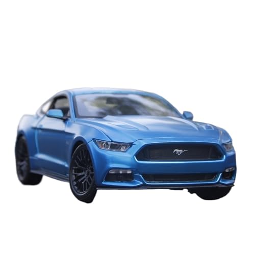 SCVWKAJA Massstabsgetreues Modell Auto 1:18 for Ford Mustang GT Replik Maßstab Modell Ornamente Legierung Hobby Sammlung Auto Modell Die-cast Fahrzeug(Blue) von SCVWKAJA