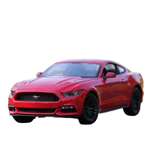 SCVWKAJA Massstabsgetreues Modell Auto 1:18 for Ford Mustang GT Replik Maßstab Modell Ornamente Legierung Hobby Sammlung Auto Modell Die-cast Fahrzeug(Red) von SCVWKAJA