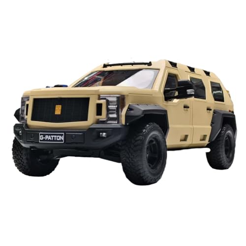 SCVWKAJA Massstabsgetreues Modell Auto 1:18 for George Patton Replika Maßstabsgetreues Modernes Modell Ornamente Legierung Hobby Sammlung Automodell Die-cast Fahrzeug(Brass) von SCVWKAJA